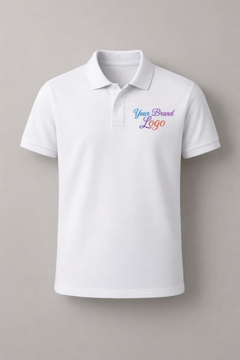 DTF Printed Polo T-shirt